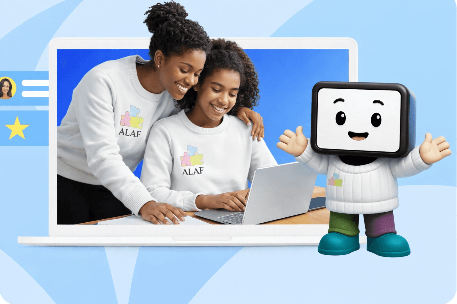 Estudiantes felices en ALAF